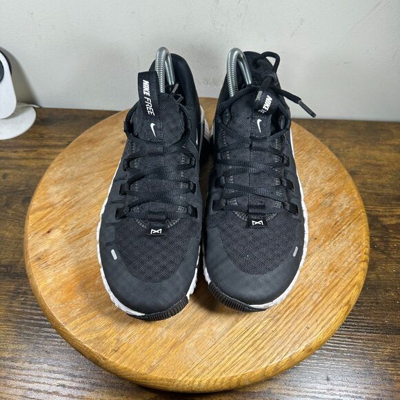 Nike Free Metcon 5 Black White Shoes Sneakers Men's Size 7 DV3949-001 - Picture 2 of 8